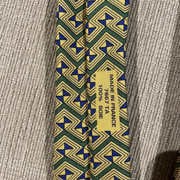 Hermes Geometric Tie - Picture 5 of 7